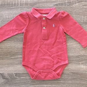 Ralph Lauren Long Sleeve Onesie